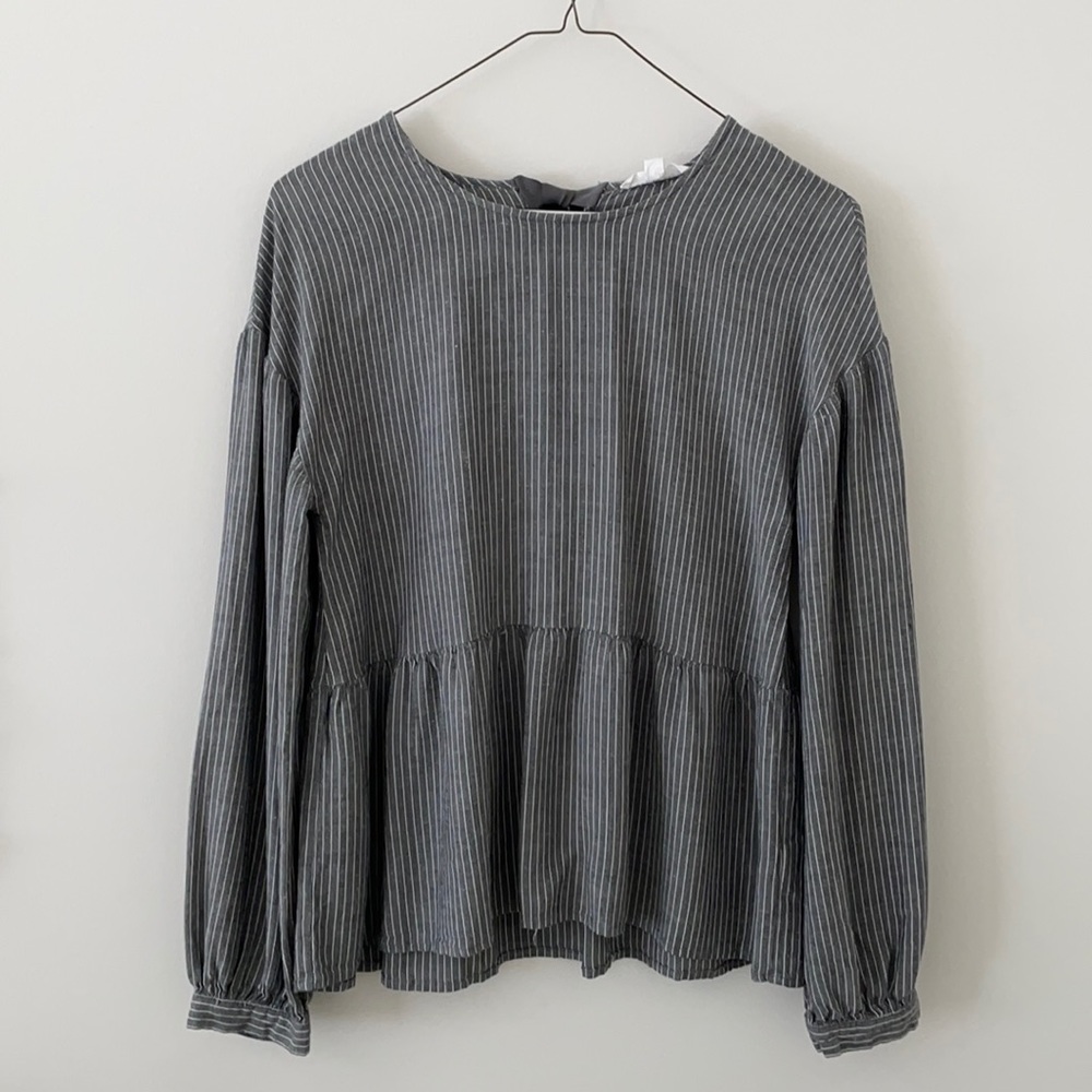 Gray Blouse/Top